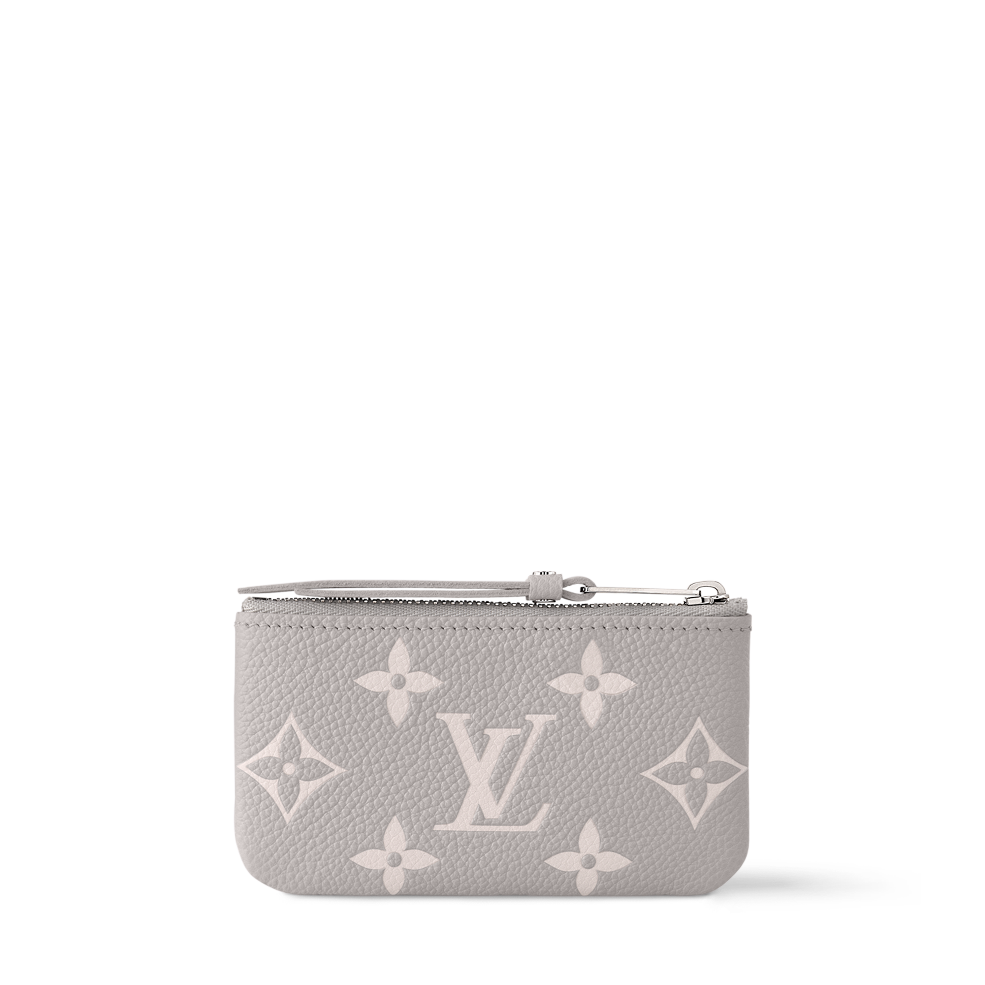 Porta-chaves Pochette Clés Couro Monogram Empreinte Bicolor